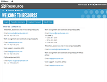 Tablet Screenshot of iresource.com